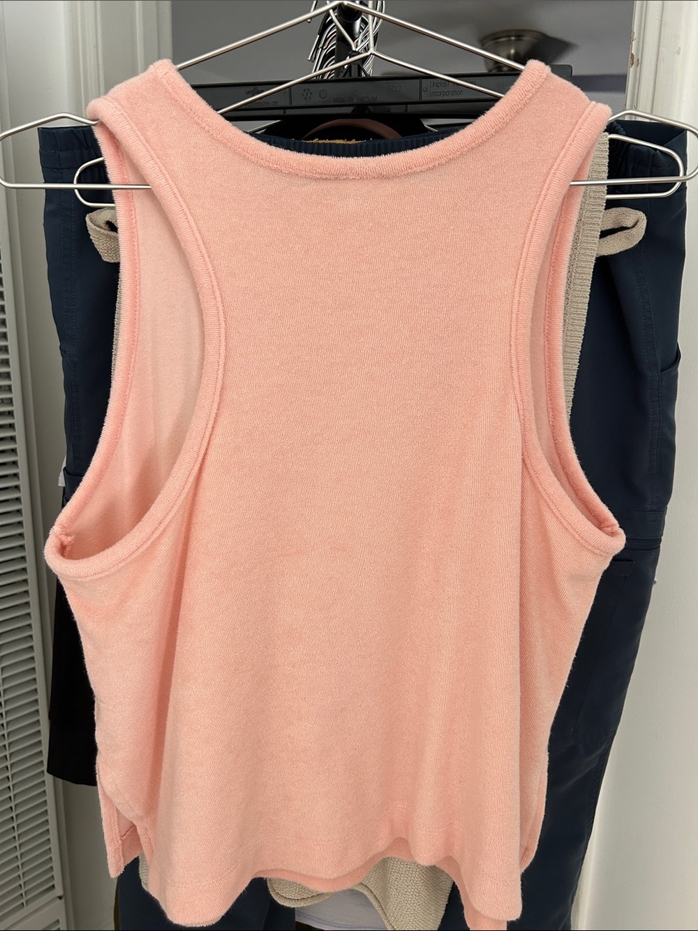 A New Day Terry Cloth Tank. Size Medium. PTP 19”. Baby pink. - Picture 2 of 5